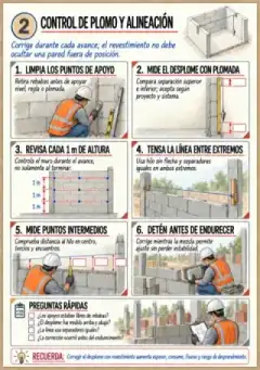 Página real sobre plomo y alineación